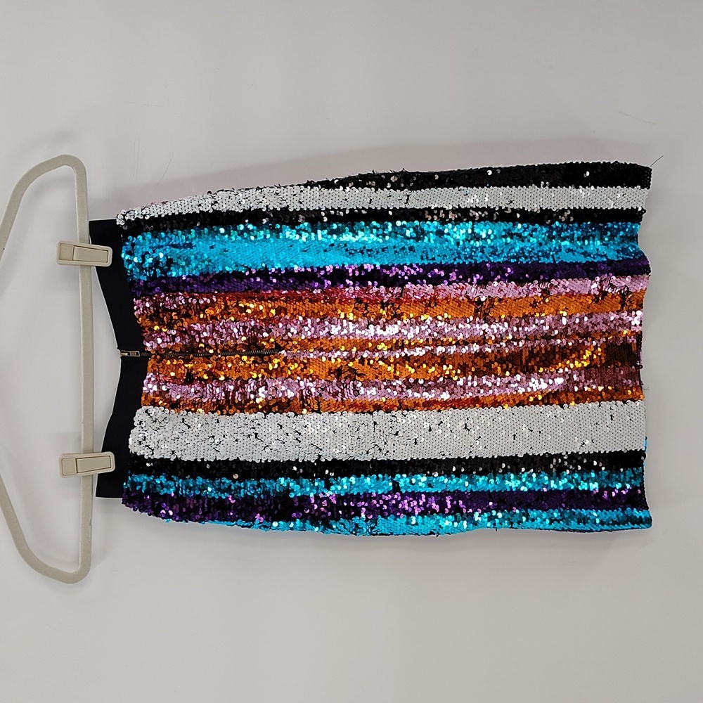 Davi and Dani Sequin Skirt Size Small Multi Color… - image 2